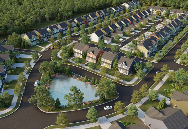 Aerial 3d renderings