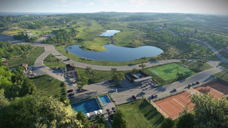 Aerial 3d renderings