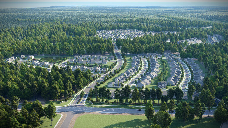 Aerial 3d renderings