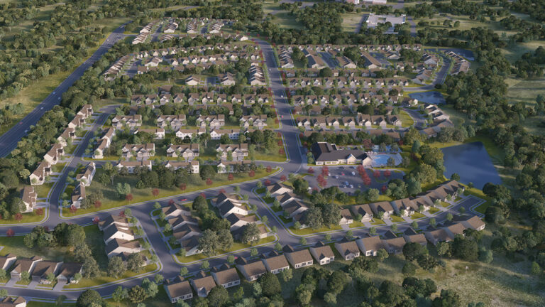 Aerial 3d renderings