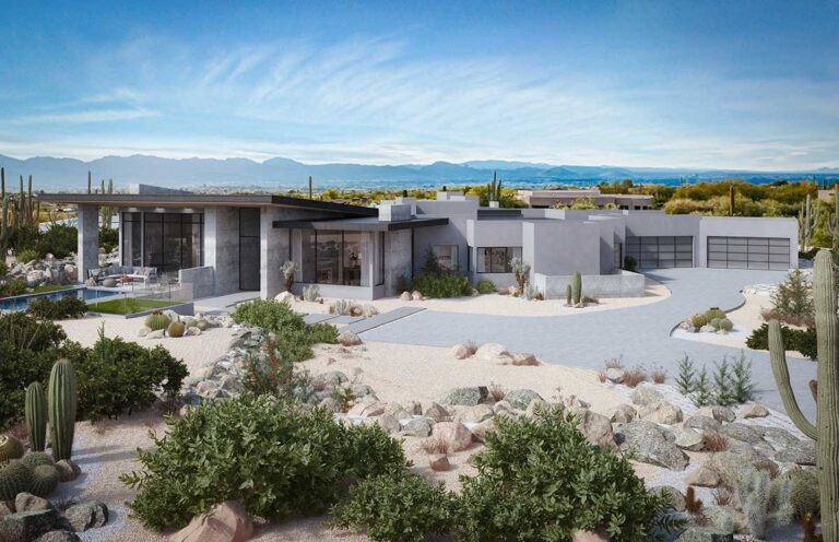 exterior 3d rendering for general contractors