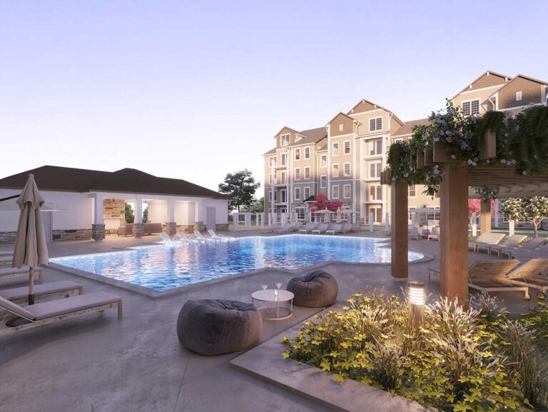 3D Architectural exterior renderings